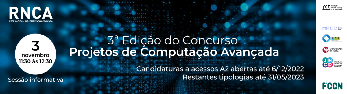 Concurso de projetos de Computação Avançada: FCT abre candidaturas