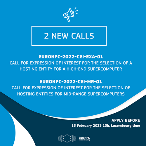 EuroHPC JU está à procura de entidades europeias para acolher novos supercomputadores