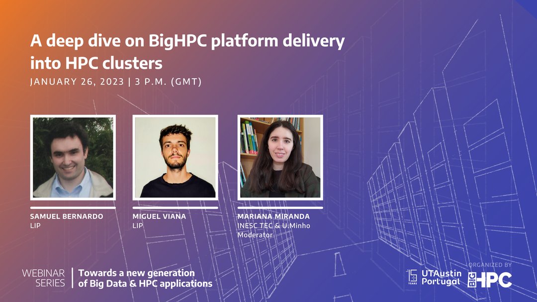 Novo webinar do projeto BigHPC está marcado para o final do mês