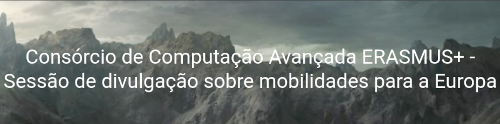 Sessão de divulgação das bolsas de mobilidade para a Europa