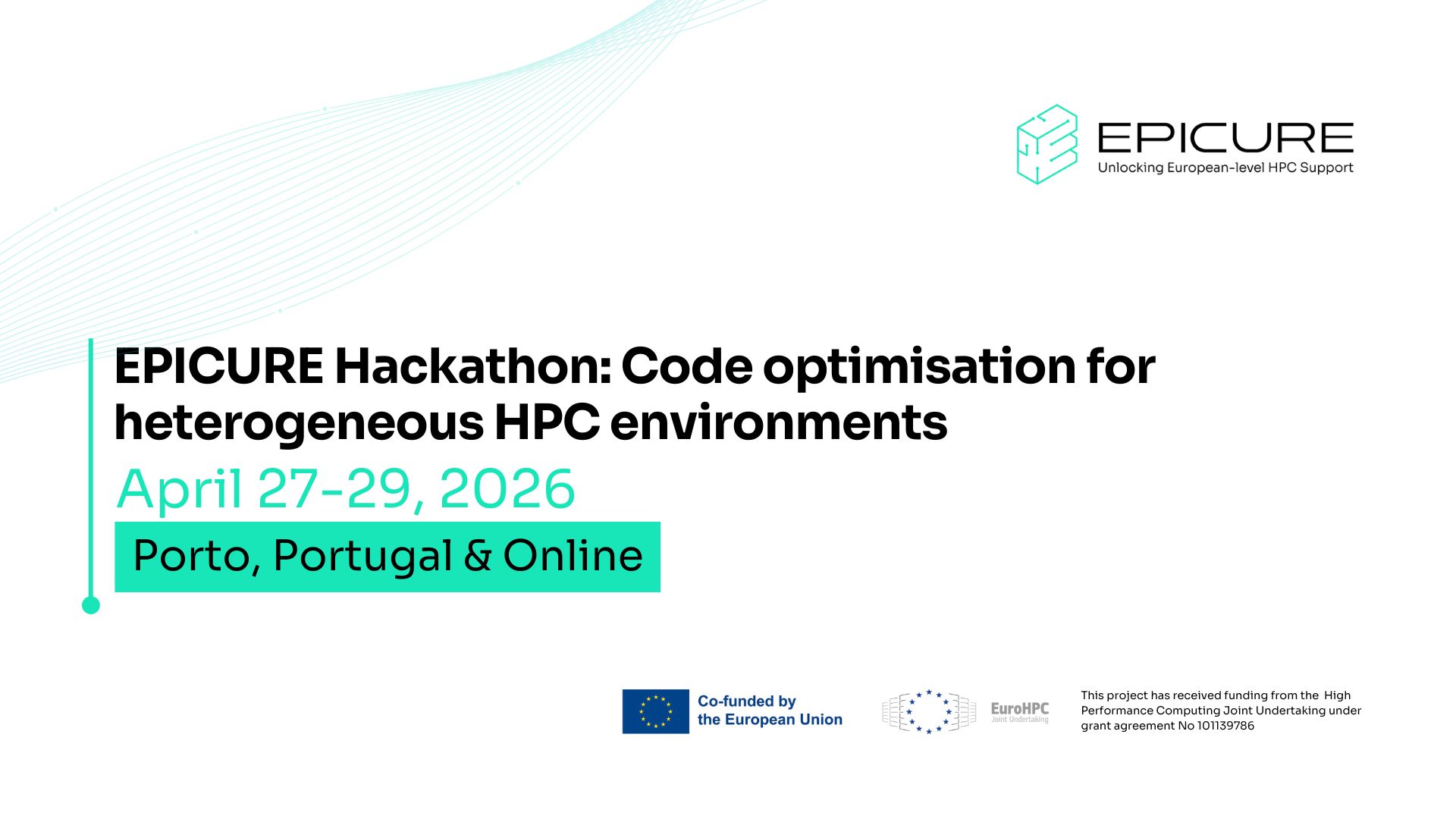 EPICURE Hackathon sobre otimização de código em HPC decorre em abril no Porto